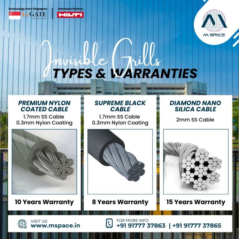 Invisible-grill-cable-types